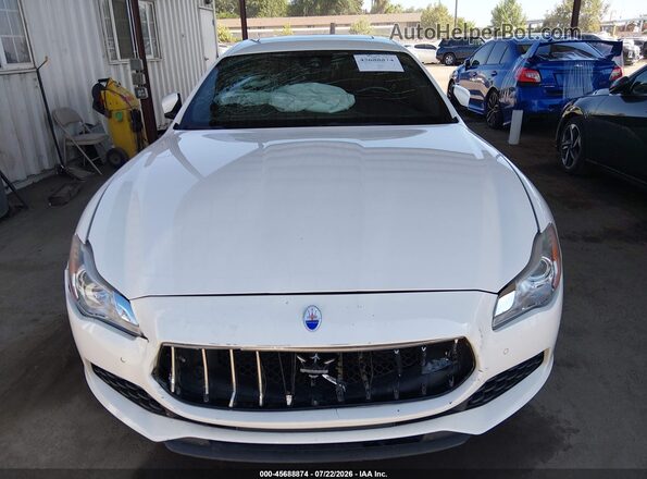 ZAM56RRA6H1232396 2017 MASERATI QUATTROPOR Белый Вид щитка приборов