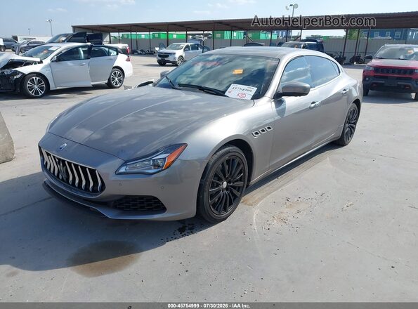 ZAM56YPA9K1335249 2019 MASERATI QUATTROPOR Gray Vista tres cuartos delantera izquierda
