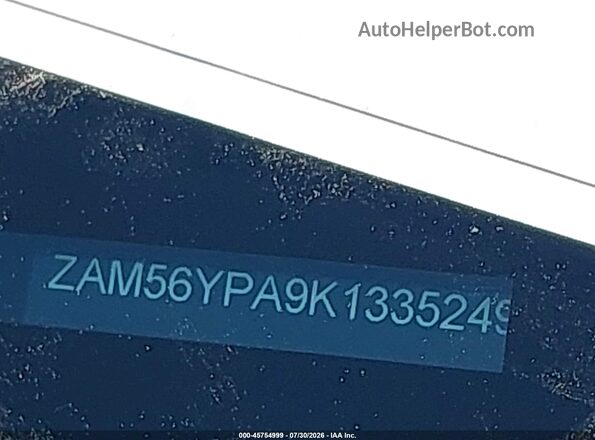 ZAM56YPA9K1335249 2019 MASERATI QUATTROPOR Gray 