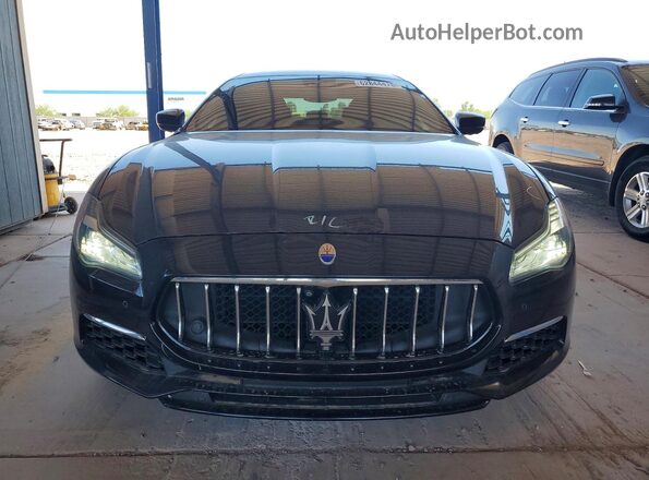 ZAM56YPL1J1259865 2018 MASERATI QUATTROPOR Black Դիմացի տեսք