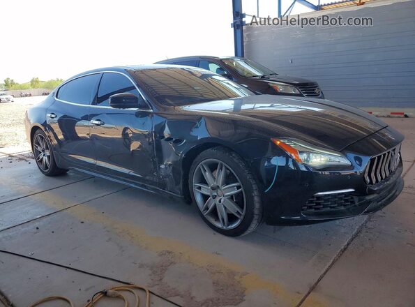 ZAM56YPL1J1259865 2018 MASERATI QUATTROPOR Black Առջևի աջ