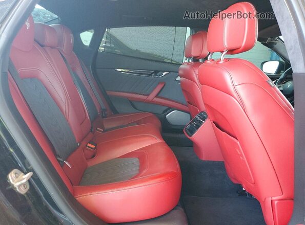 ZAM56YPL1J1259865 2018 MASERATI QUATTROPOR Black Հետևի նստատեղերի տեսք