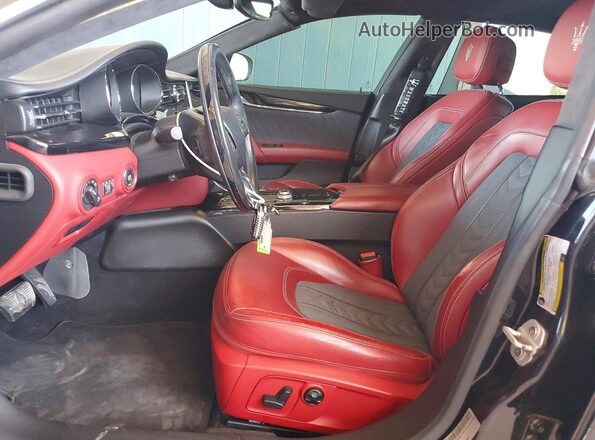 ZAM56YPL1J1259865 2018 MASERATI QUATTROPOR Black Սալոնի դիմացի տեսք