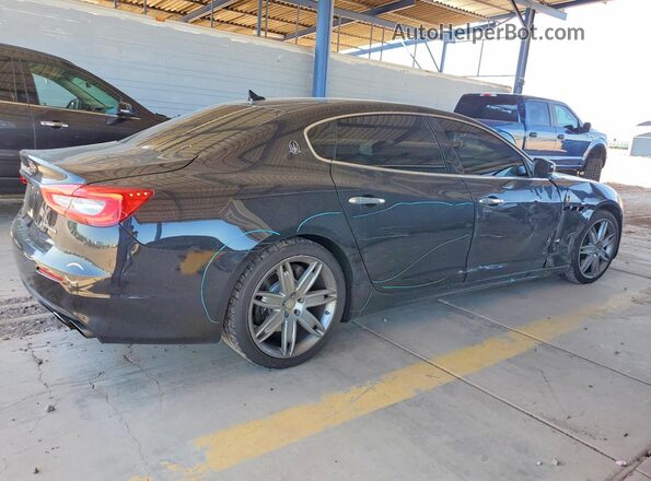ZAM56YPL1J1259865 2018 MASERATI QUATTROPOR Black Հետևի աջ