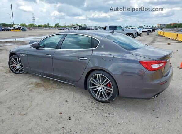 ZAM56YPL4J1281259 2018 MASERATI QUATTROPOR Gray Rear left