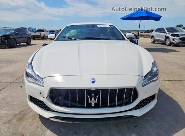 ZAM56YRA0K1314707 2019 MASERATI QUATTROPOR White Vista frontal