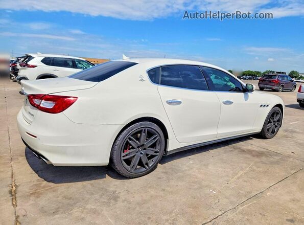 ZAM56YRA0K1314707 2019 MASERATI QUATTROPOR White Trasero derecho
