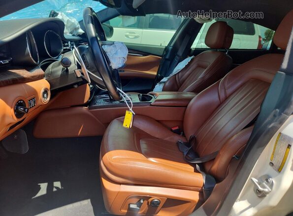 ZAM56YRA0K1314707 2019 MASERATI QUATTROPOR White Vista interior delantera
