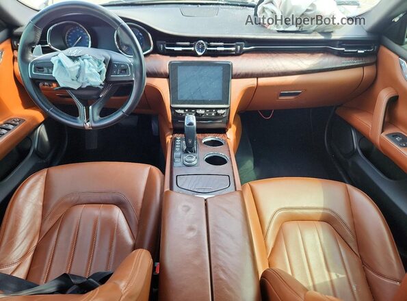 ZAM56YRA0K1314707 2019 MASERATI QUATTROPOR White Vista del salpicadero