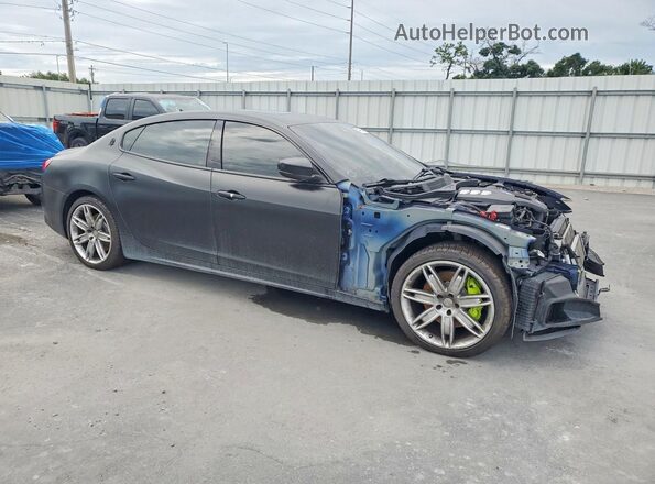 ZAM56YRA7J1286449 2018 MASERATI QUATTROPOR Black Przód prawy