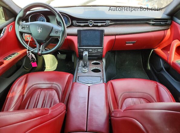 ZAM56YRL5K1322254 2019 MASERATI QUATTROPOR Black Vista del salpicadero
