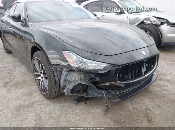 ZAM57RSA1H1240851 2017 MASERATI GHIBLI Черный Вид спереди
