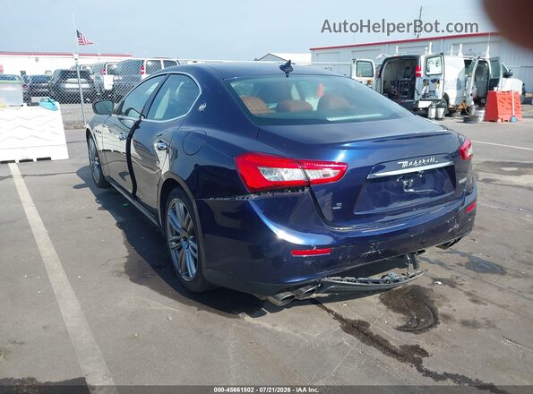 ZAM57RSA1H1252529 2017 MASERATI GHIBLI Dark Blue Rear left