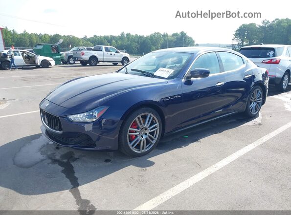 ZAM57RSA1H1252529 2017 MASERATI GHIBLI Dark Blue Front left