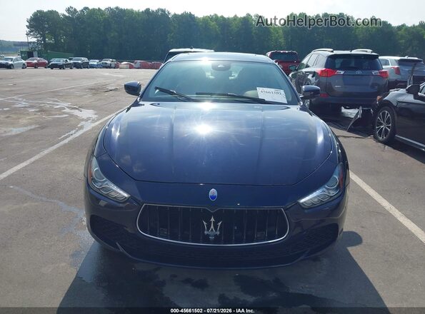 ZAM57RSA1H1252529 2017 MASERATI GHIBLI Dark Blue Rear interior view