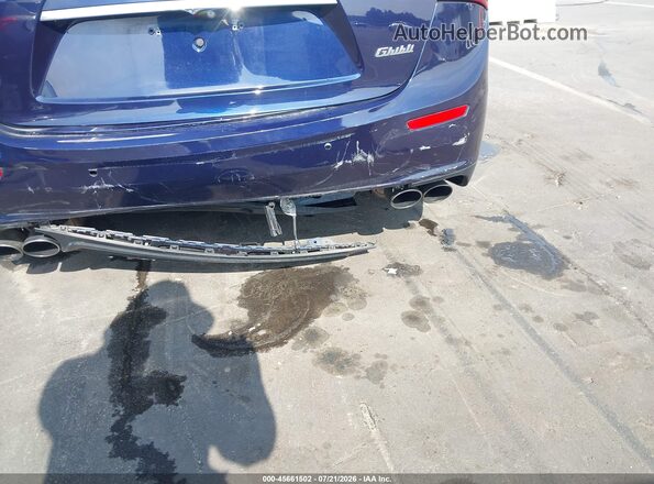 ZAM57RSA1H1252529 2017 MASERATI GHIBLI Dark Blue Instrument cluster view