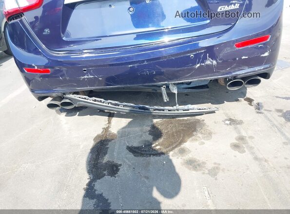 ZAM57RSA1H1252529 2017 MASERATI GHIBLI Dark Blue 