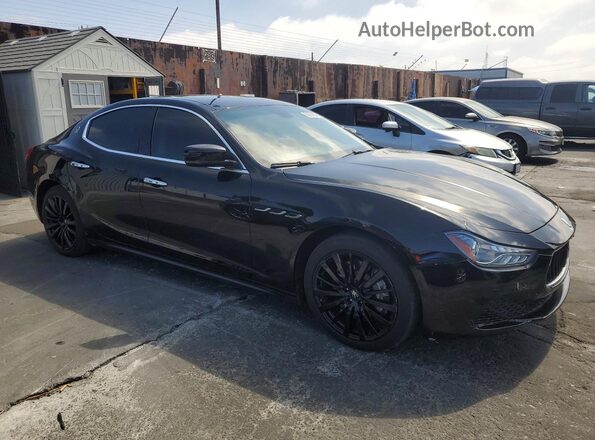 ZAM57RSA7G1187524 2016 MASERATI GHIBLI Black Front right