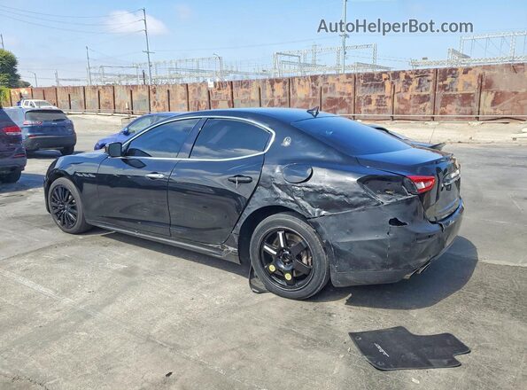 ZAM57RSA7G1187524 2016 MASERATI GHIBLI Black Rear left