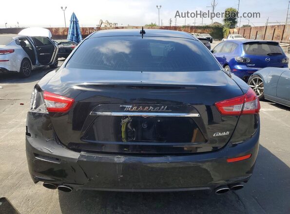 ZAM57RSA7G1187524 2016 MASERATI GHIBLI Black Rear view