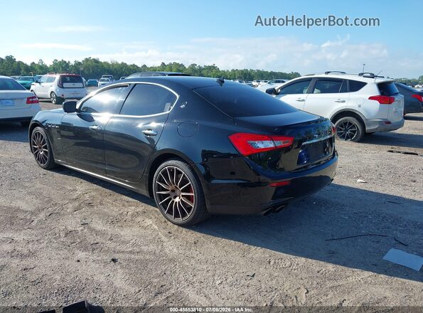 ZAM57RSA7G1191749 2016 MASERATI GHIBLI Black Trasero izquierdo
