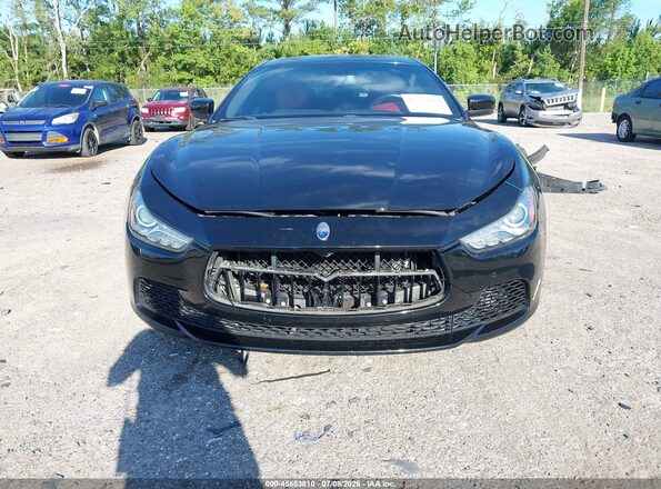 ZAM57RSA7G1191749 2016 MASERATI GHIBLI Black Vista frontal