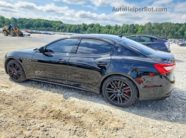 ZAM57RSS1H1249851 2017 MASERATI GHIBLI Черный Задняя левая четверть