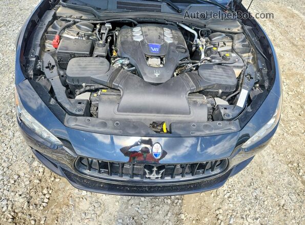 ZAM57RSS1H1249851 2017 MASERATI GHIBLI Черный Вид задней части салона