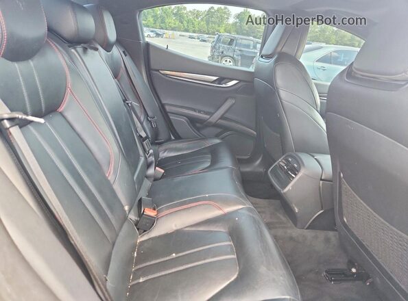 ZAM57RSS1H1249851 2017 MASERATI GHIBLI Черный Вид задних сидений