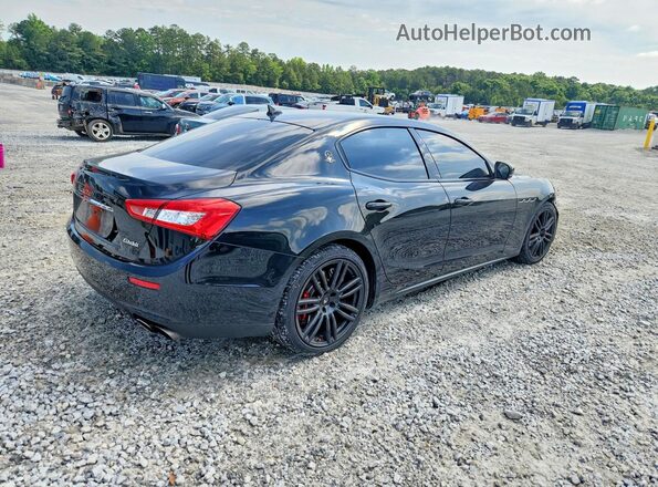 ZAM57RSS1H1249851 2017 MASERATI GHIBLI Черный Задняя правая четверть