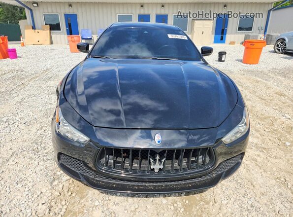 ZAM57RSS1H1249851 2017 MASERATI GHIBLI Черный Вид спереди