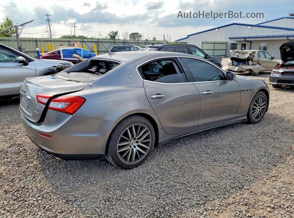 ZAM57RTA6G1181115 2016 MASERATI GHIBLI Gray Trasero derecho