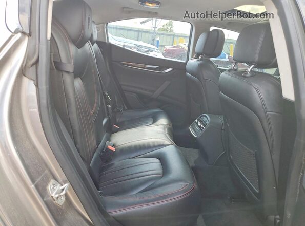 ZAM57RTA6G1181115 2016 MASERATI GHIBLI Gray Vista de los asientos traseros