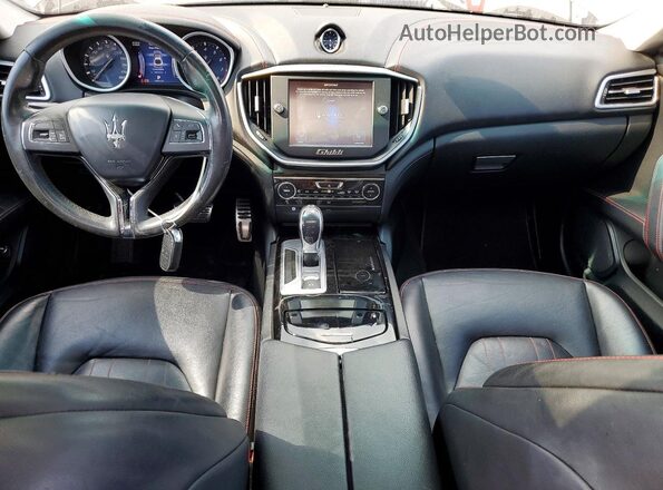 ZAM57RTA6G1181115 2016 MASERATI GHIBLI Gray Vista del salpicadero