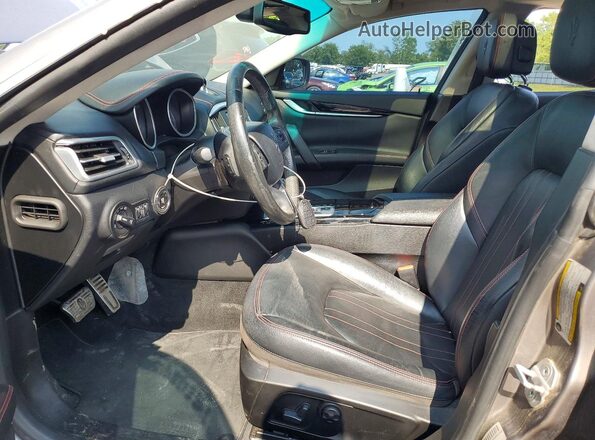 ZAM57RTA6G1181115 2016 MASERATI GHIBLI Gray Vista interior delantera
