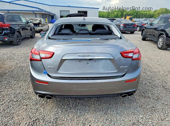 ZAM57RTA6G1181115 2016 MASERATI GHIBLI Gray Vista trasera