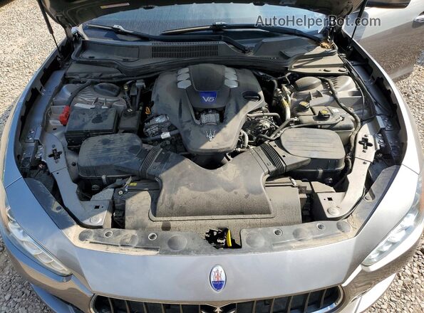 ZAM57RTA6G1181115 2016 MASERATI GHIBLI Gray Vista interior trasera