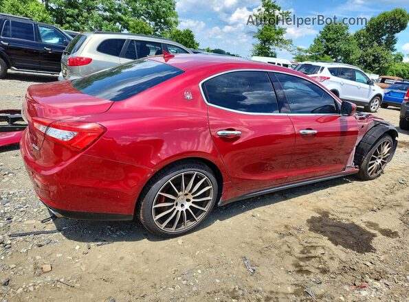 ZAM57RTAXG1185300 2016 MASERATI GHIBLI Red Հետևի աջ