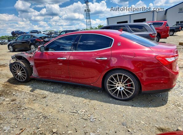 ZAM57RTAXG1185300 2016 MASERATI GHIBLI Red Հետևի ձախ