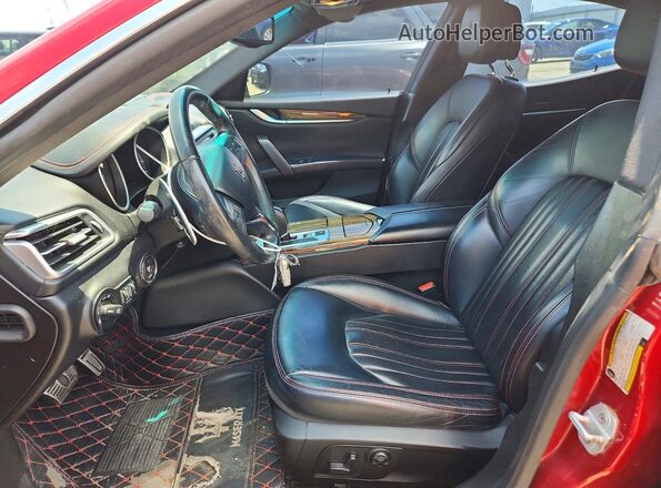 ZAM57RTAXG1185300 2016 MASERATI GHIBLI Red Սալոնի դիմացի տեսք