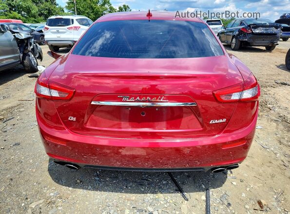 ZAM57RTAXG1185300 2016 MASERATI GHIBLI Red Հետևի տեսք