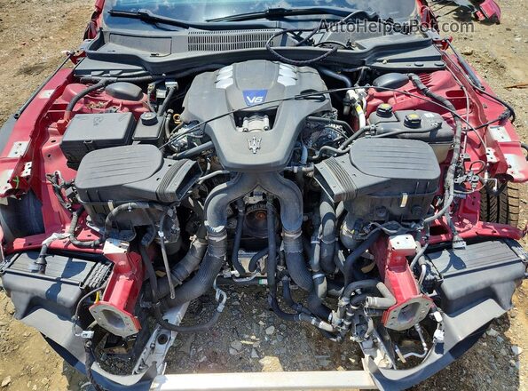 ZAM57RTAXG1185300 2016 MASERATI GHIBLI Red Սալոնի հետևի տեսք