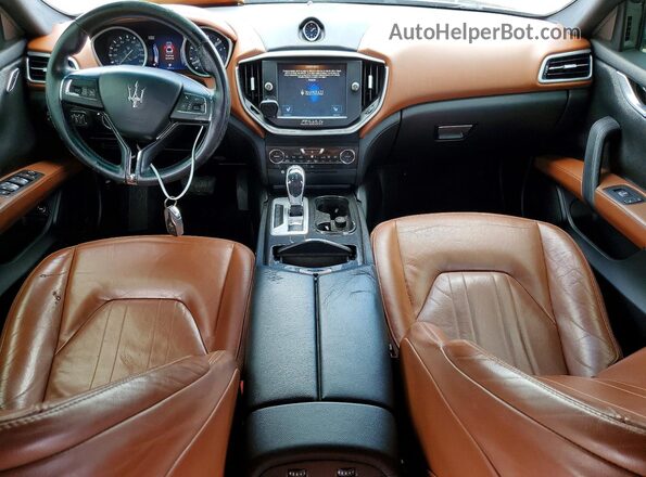 ZAM57XSA0G1173811 2016 MASERATI GHIBLI Maroon Առջևի վահանակի տեսք