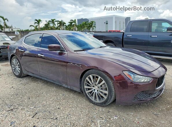ZAM57XSA0G1173811 2016 MASERATI GHIBLI Maroon Առջևի աջ