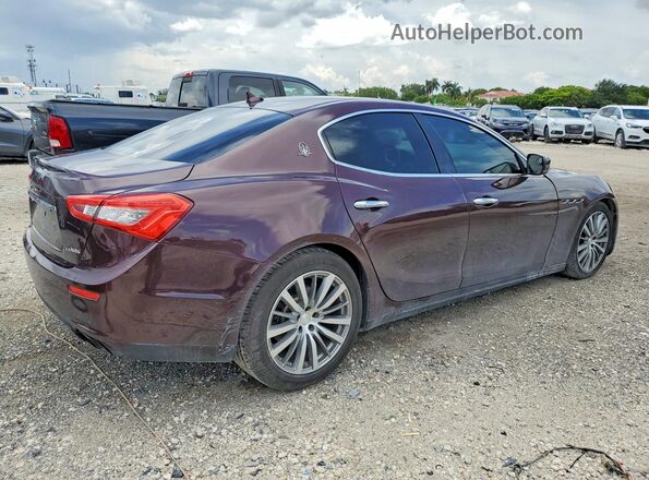 ZAM57XSA0G1173811 2016 MASERATI GHIBLI Maroon Հետևի աջ