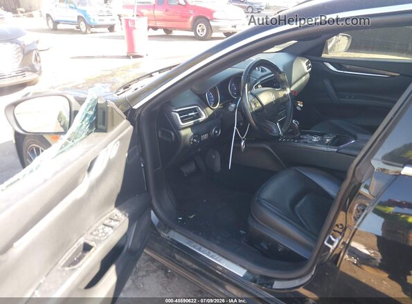 ZAM57XSA0H1219168 2017 MASERATI GHIBLI Black Вид салону спереду