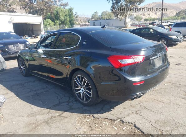 ZAM57XSA0H1219168 2017 MASERATI GHIBLI Black Задня ліва чверть