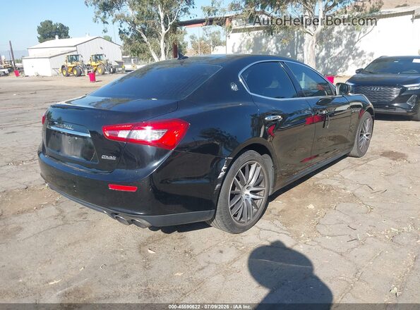 ZAM57XSA0H1219168 2017 MASERATI GHIBLI Black Задня права чверть