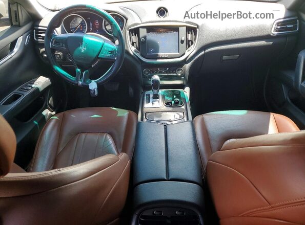 ZAM57XSA2G1167816 2016 MASERATI GHIBLI Белый Вид панели приборов