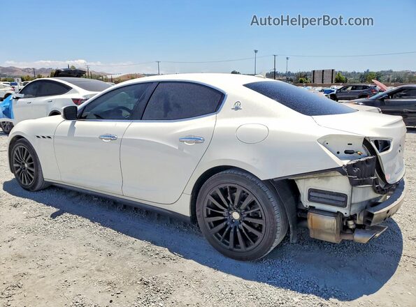 ZAM57XSA2G1167816 2016 MASERATI GHIBLI Белый Задняя левая четверть